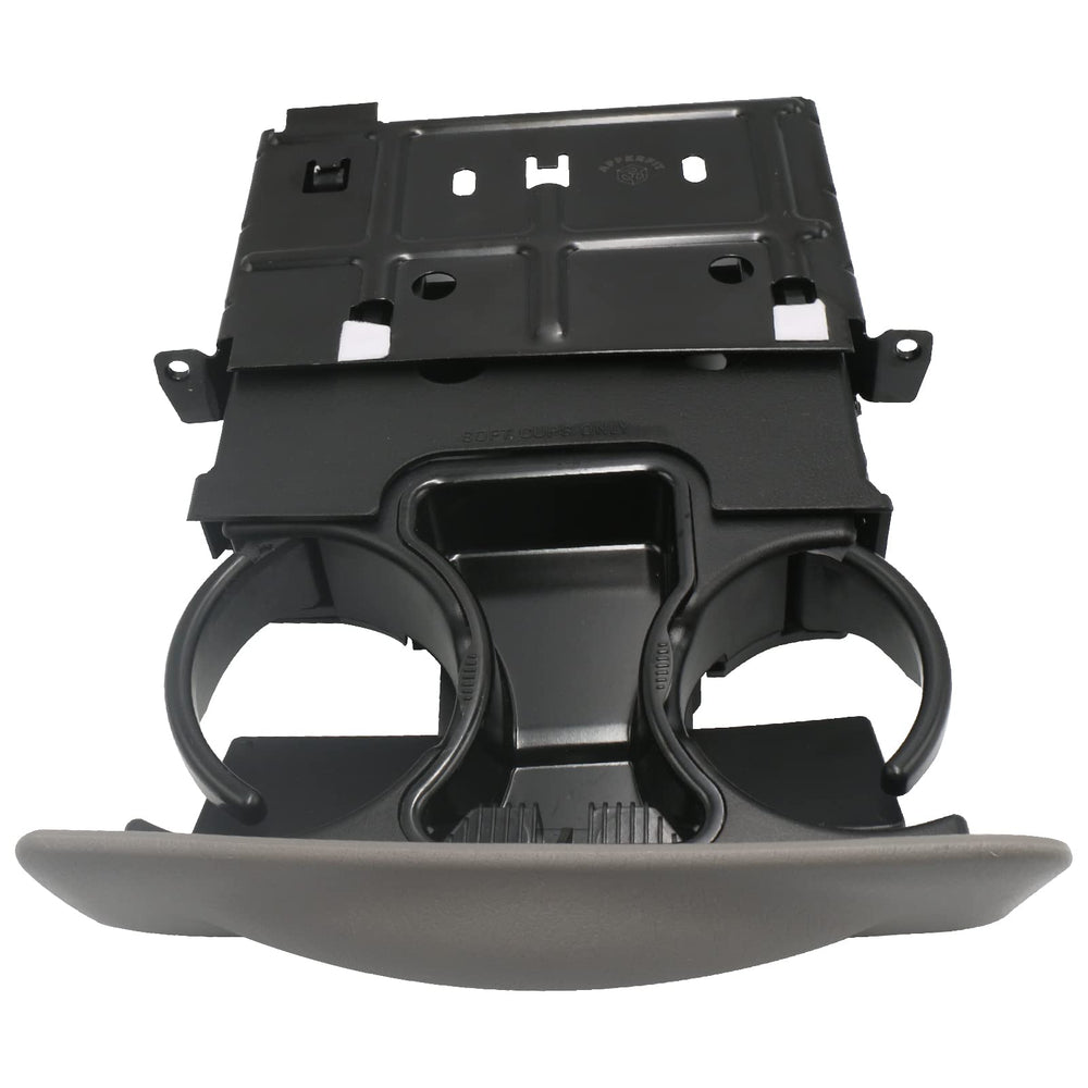 APPERFiT dash cup holder ashtray gray front view keeps beverages secure.