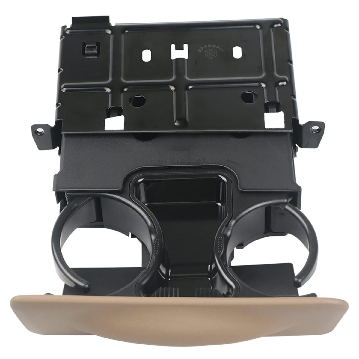 APPERFiT brown dash cupholder with ashtray keeps beverages secure on the go.