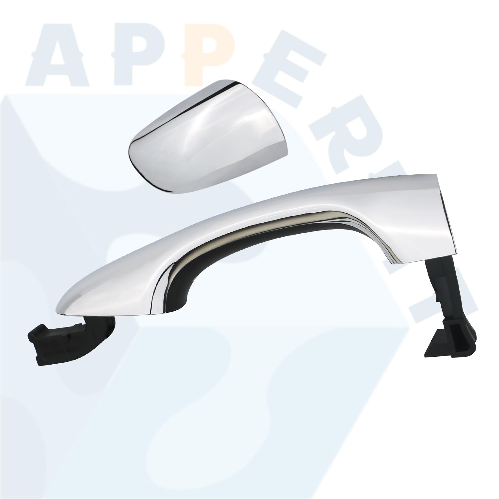 APPERFiT door handle cover chrome includes essential mounting components