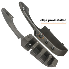 APPERFiT door handle gray pewter finish enhances interior aesthetics and durability