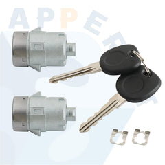 APPERFiT door keys set with two copies for convenient replacement.