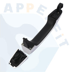 APPERFiT exterior door handle chrome for rear right side, restores smooth operation.
