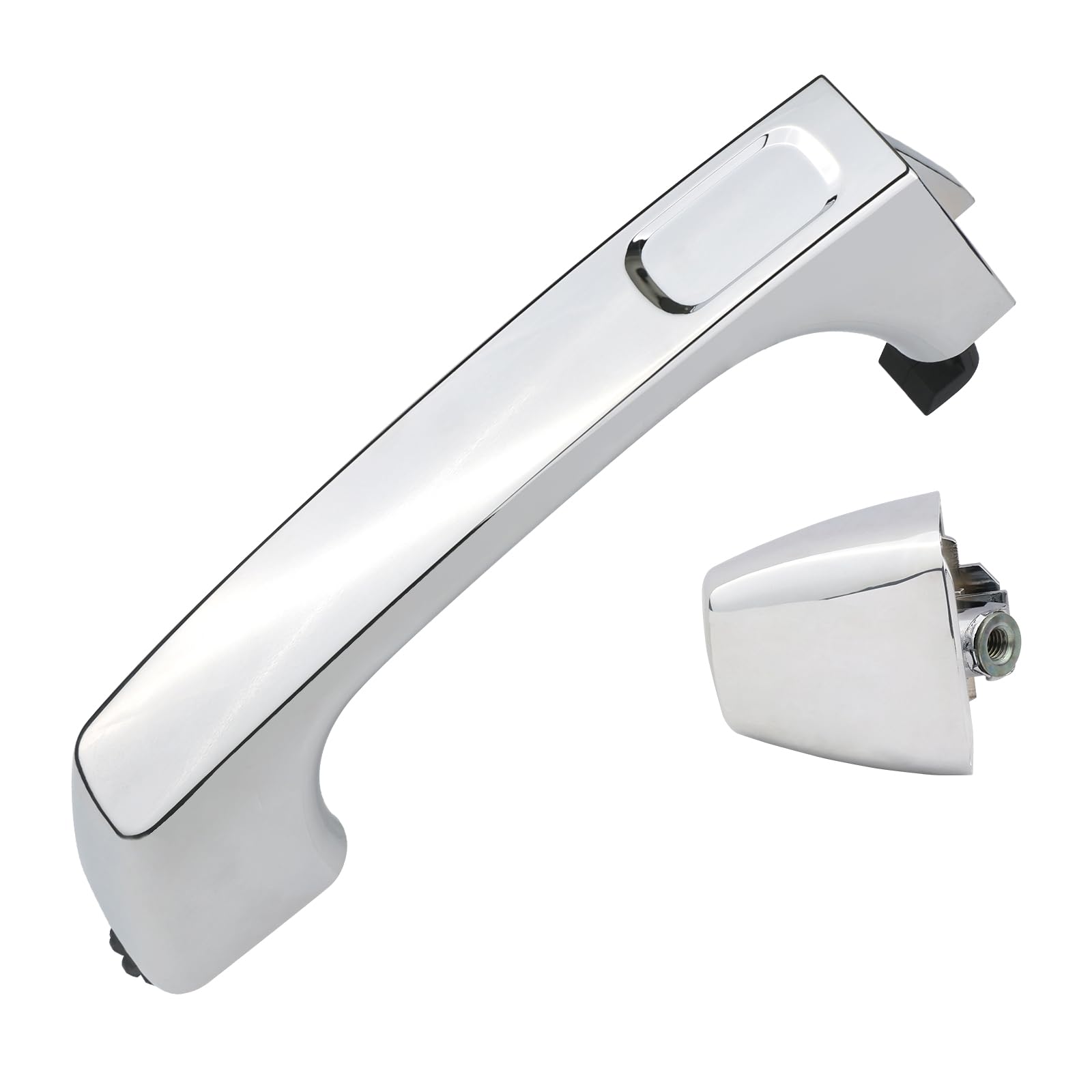 APPERFiT chrome exterior door handle with end cap for front-left Hummer H3, durable finish