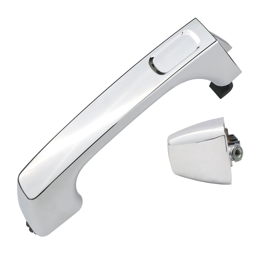 APPERFiT chrome exterior door handle with end cap for front-left Hummer H3, durable finish