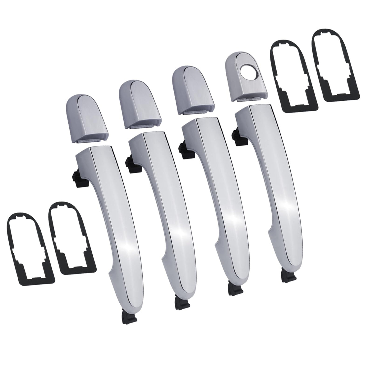 APPERFiT exterior chrome door handle for front left, durable replacement for Kia Sorento.