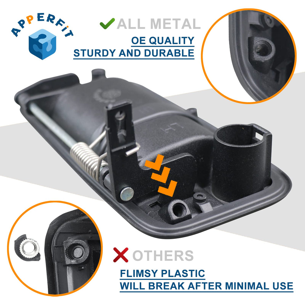 APPERFiT exterior driver-side handle for Chevrolet C1500, seamless fit