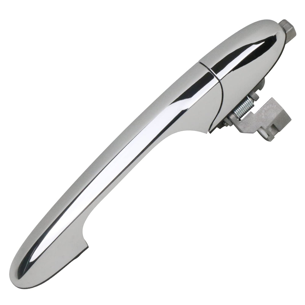 APPERFiT exterior door handle for Fiat 500, right passenger side, chrome finish.