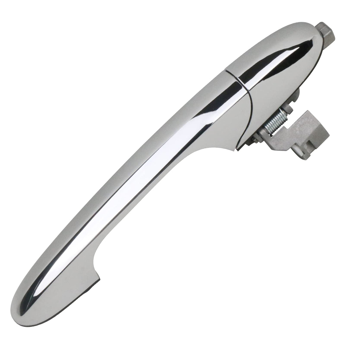 APPERFiT exterior door handle for Fiat 500, right passenger side, chrome finish.