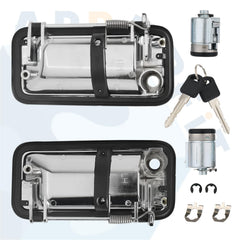 APPERFiT exterior door handle front-right with key lock for reliable entry and security.