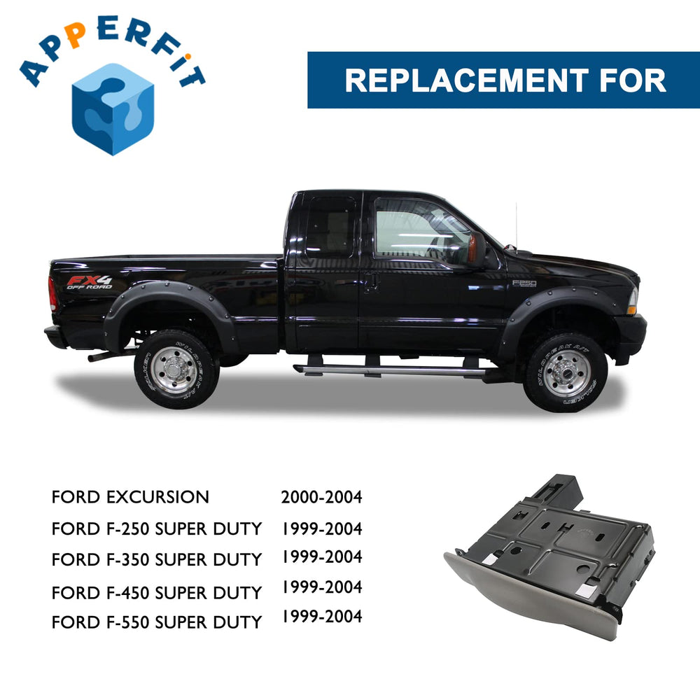 APPERFiT front dash cupholder replacement plate blends with dashboard aesthetics.