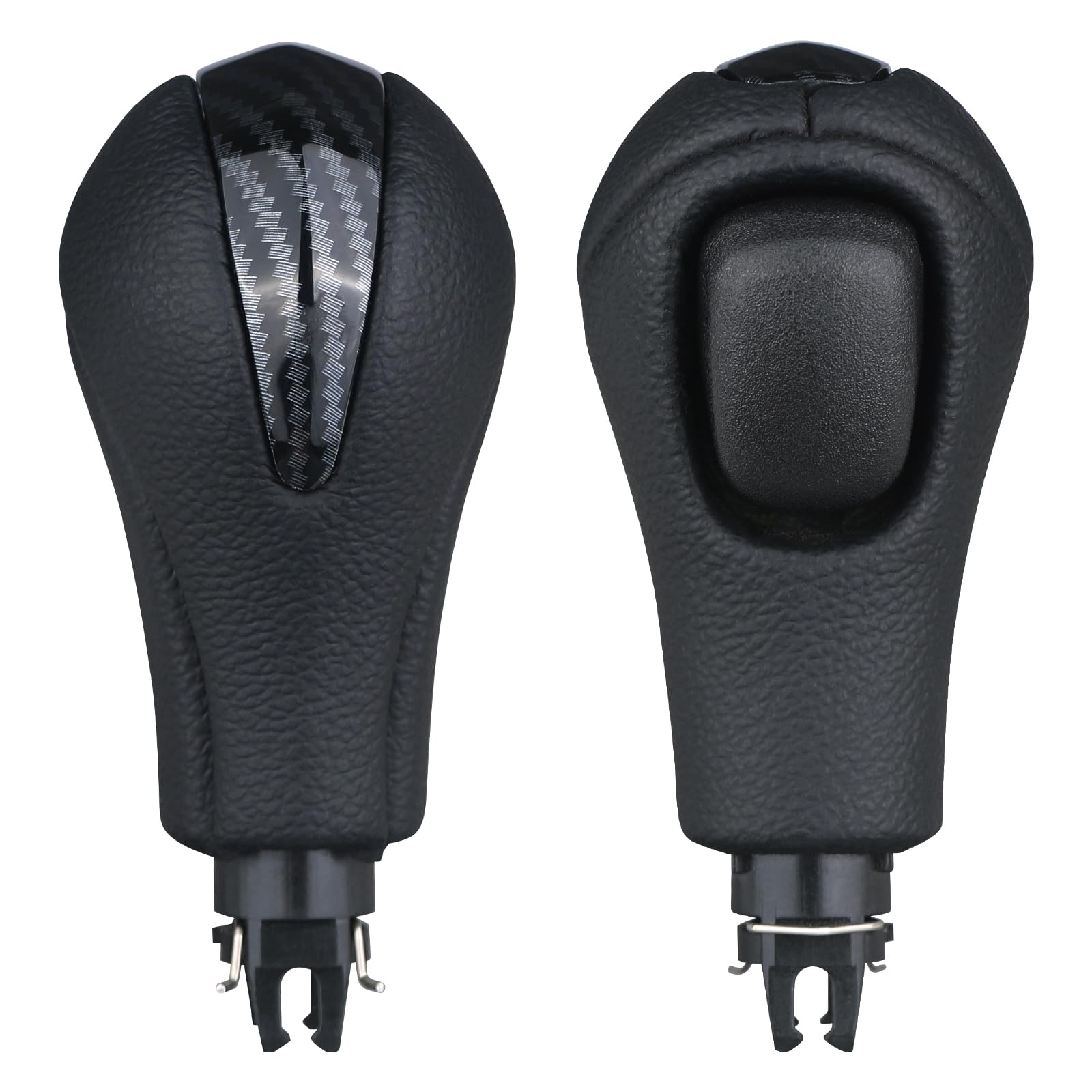 APPERFiT gear shift knob side view highlights black carbon fiber finish