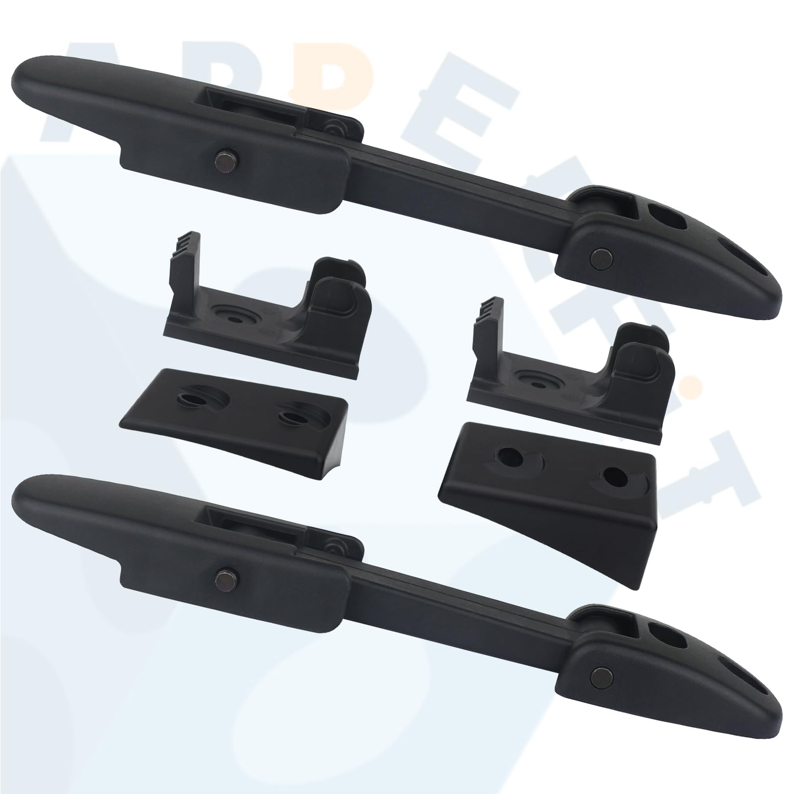 APPERFiT close-up of the black latch bracket highlights durable finish and sturdy construction.