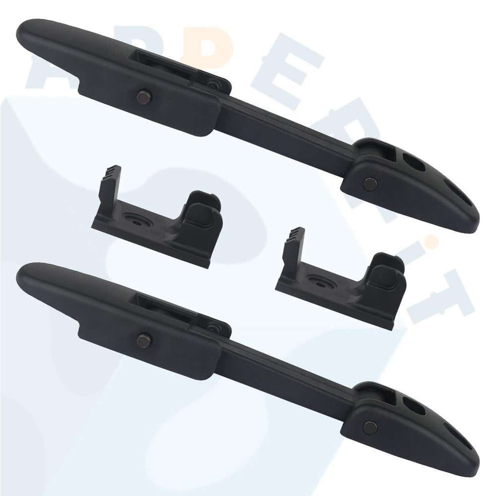 Packaged kit includes rubber lock and latch brackets for quick replacement.