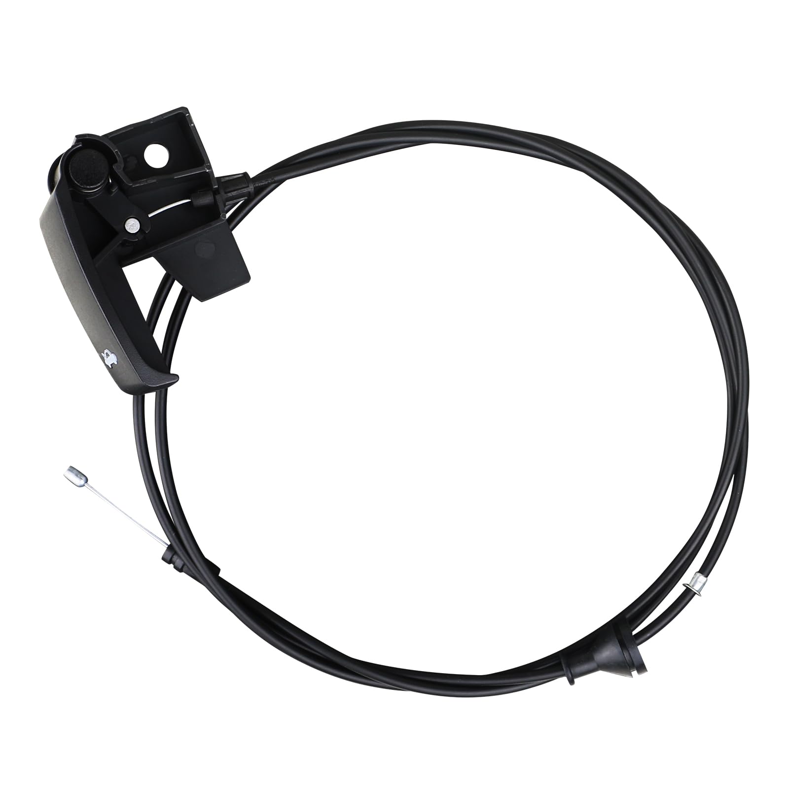 APPERFiT hood latch release cable with handle lever assembly; precise fit for reliable hood opening.