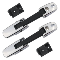 APPERFiT chrome hood latch strap on Kenworth T660 showing secure fit and durable finish.