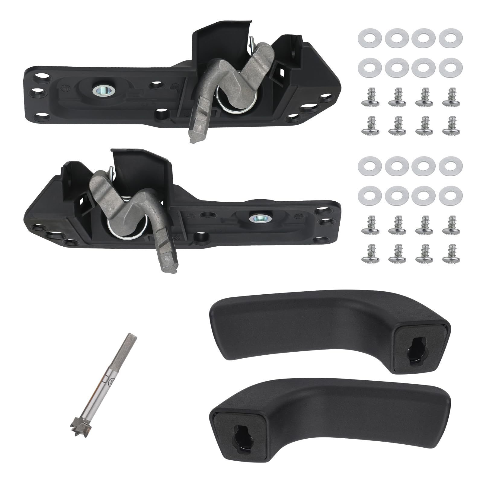 APPERFiT inside door handle kit in black finish for Silverado/Sierra, durable repair option