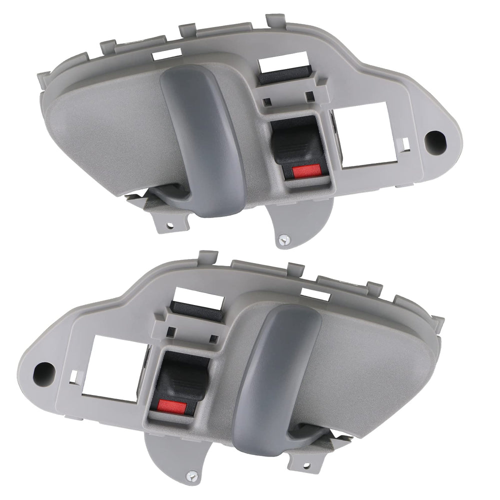 APPERFiT gray interior handle and bezel kit, rear left door installation