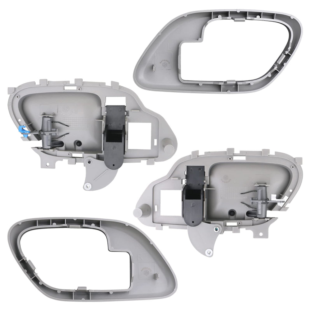 GRAY APPERFiT bezel kit for interior door handle, driver-side front view