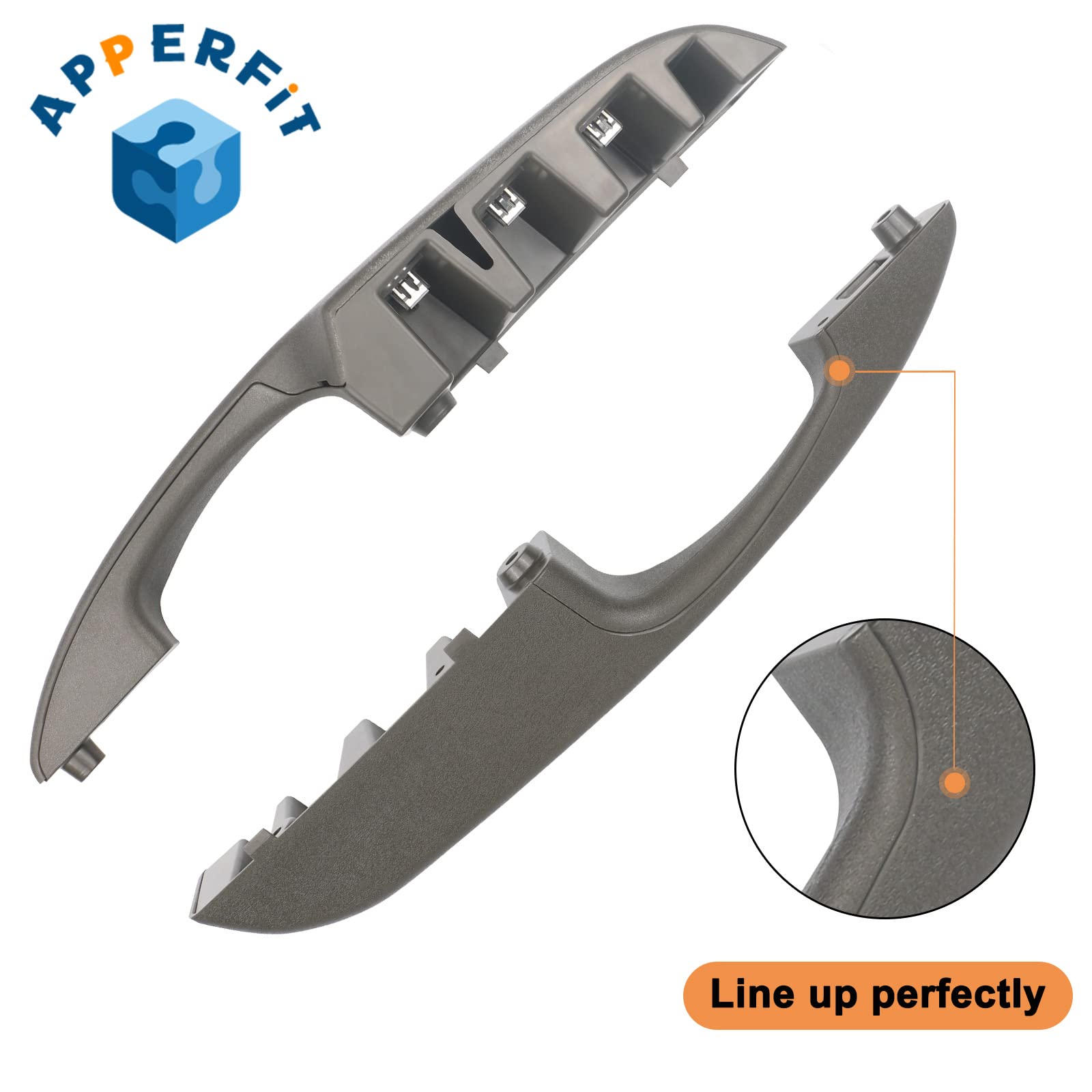 APPERFiT interior door pull handle right passenger side for quick, comfortable door access