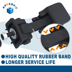 Jeep Wrangler JK/JKU front hood clip by APPERFiT ensures precise fit.