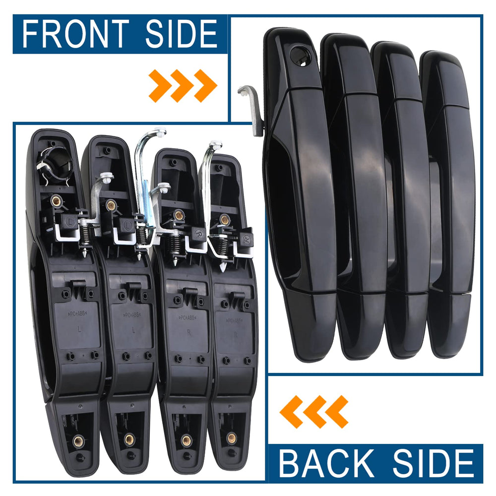 APPERFiT rear driver door handle replacement for GM trucks