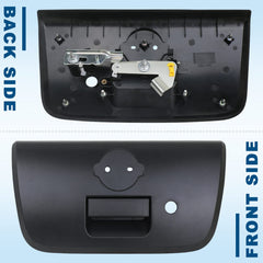 APPERFiT tailgate handle with bezel and keyhole aligns to OEM specs for easy swap.