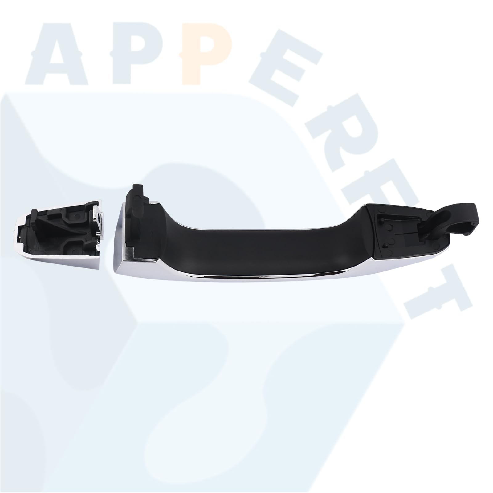 APPERFiT replacement door handle assembly chrome, easy install for refreshed exterior.