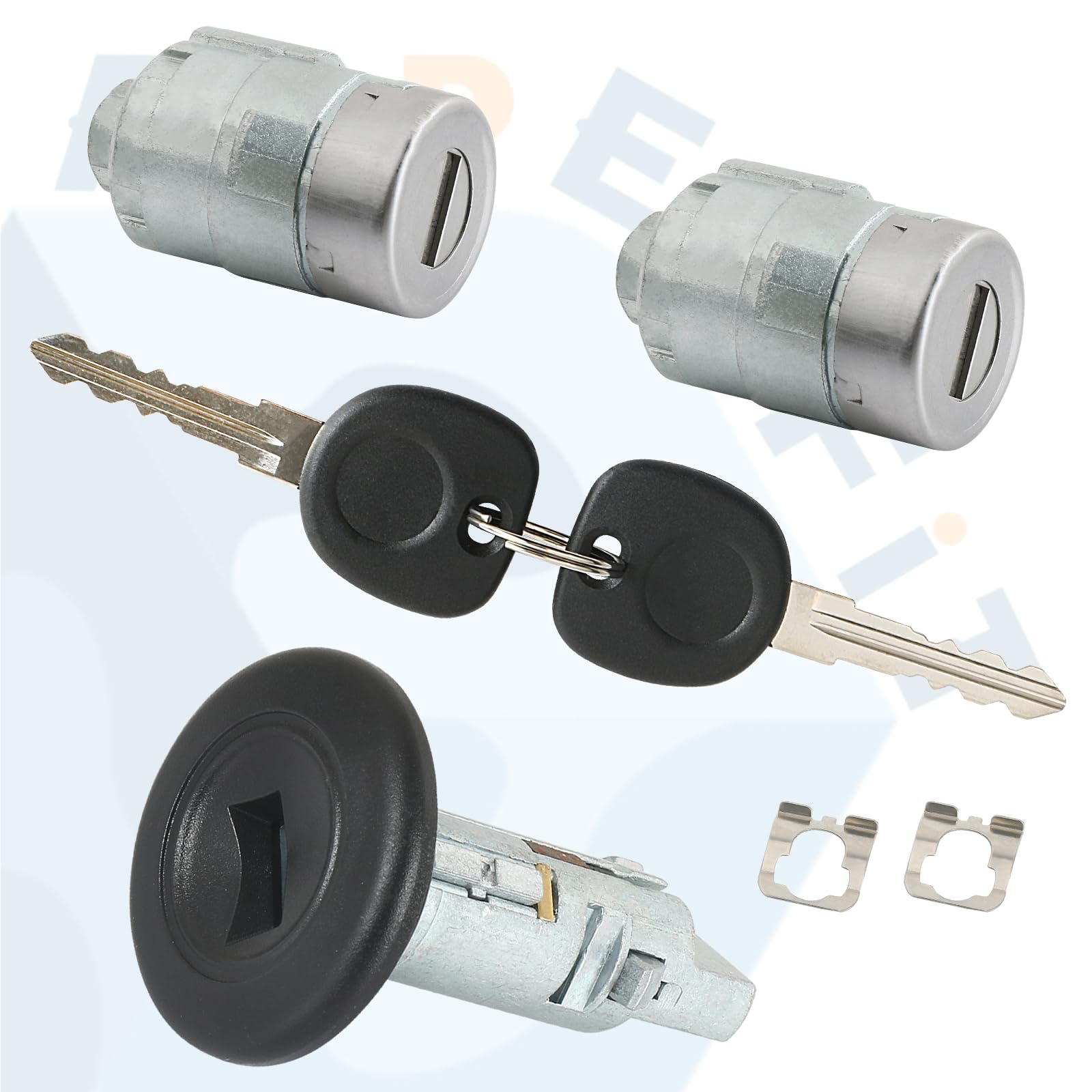 APPERFiT replacement kit for front doors and ignition, ready for DIY installation.