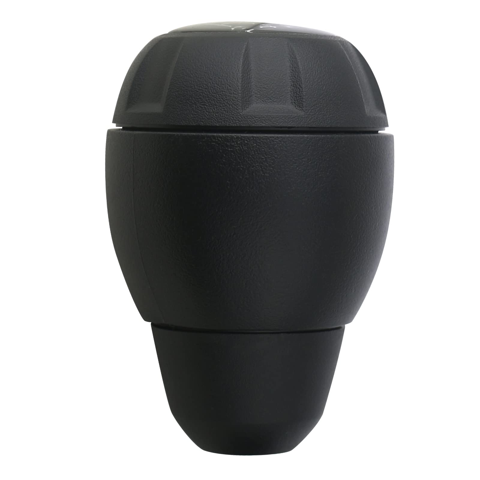 APPERFiT shift knob close-up in black finish enhances interior feel and control.