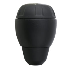 APPERFiT shift knob close-up in black finish enhances interior feel and control.