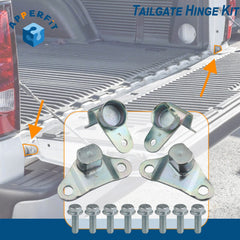 APPERFiT tailgate bolts included for secure mounting and long-lasting performance