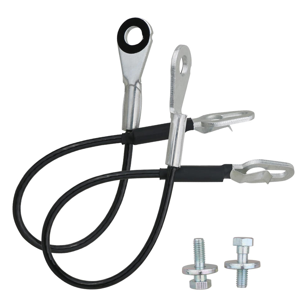 APPERFiT tailgate cable straps, driver-side closeup, durable fit for secure tailgate operation
