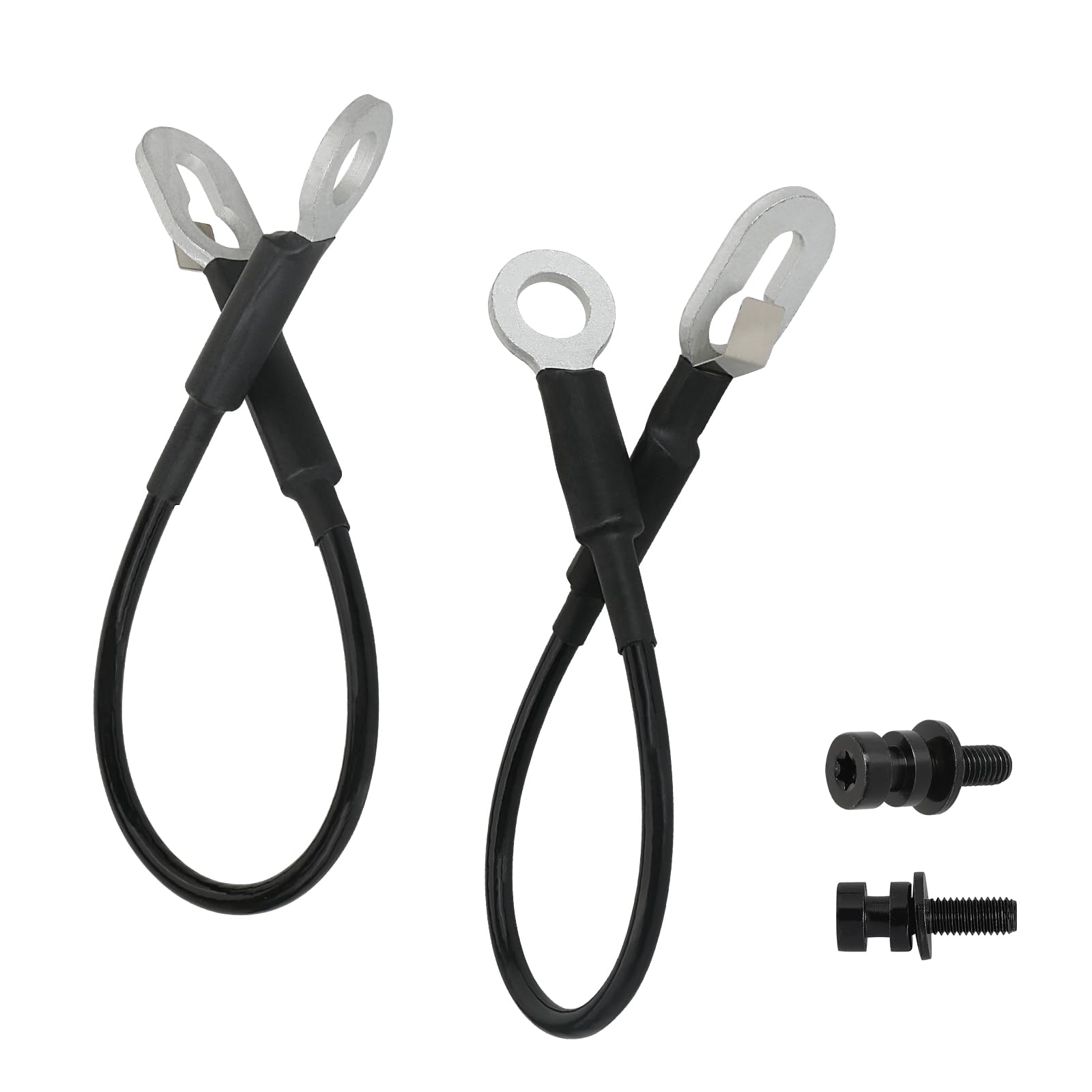 APPERFiT tailgate cable strap on the left driver side with bolt for reliable tailgate support.
