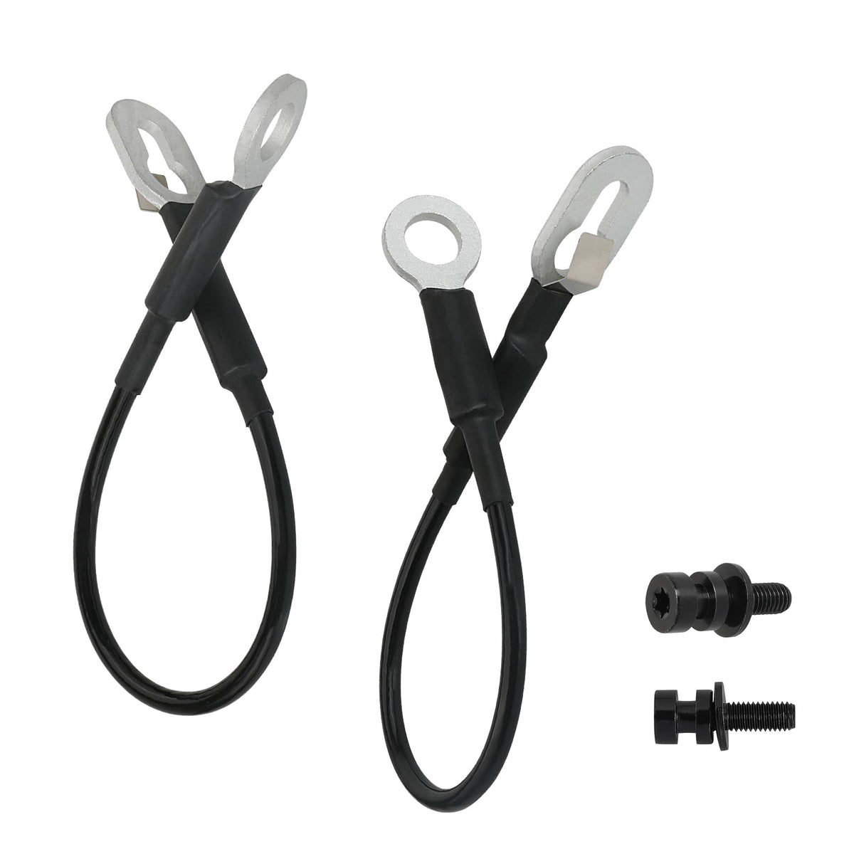 APPERFiT tailgate cable strap on the left driver side with bolt for reliable tailgate support.