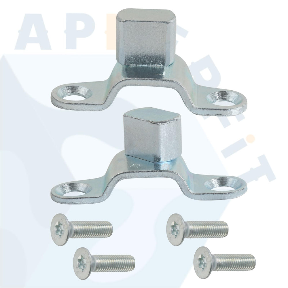 APPERFiT tailgate hinge installed on tailgate; ready for reliable operation.