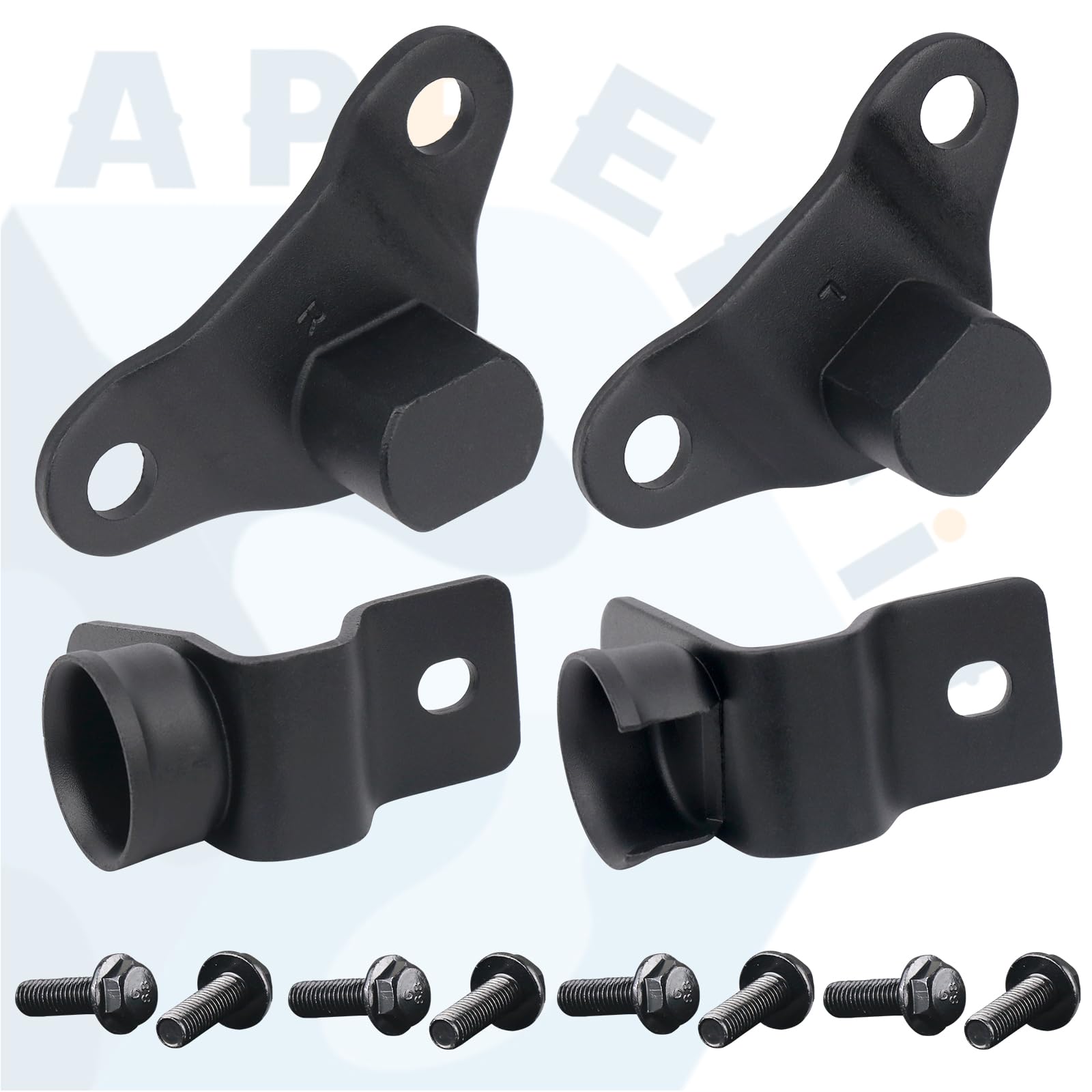 APPERFiT bolts included for secure, corrosion-resistant mounting