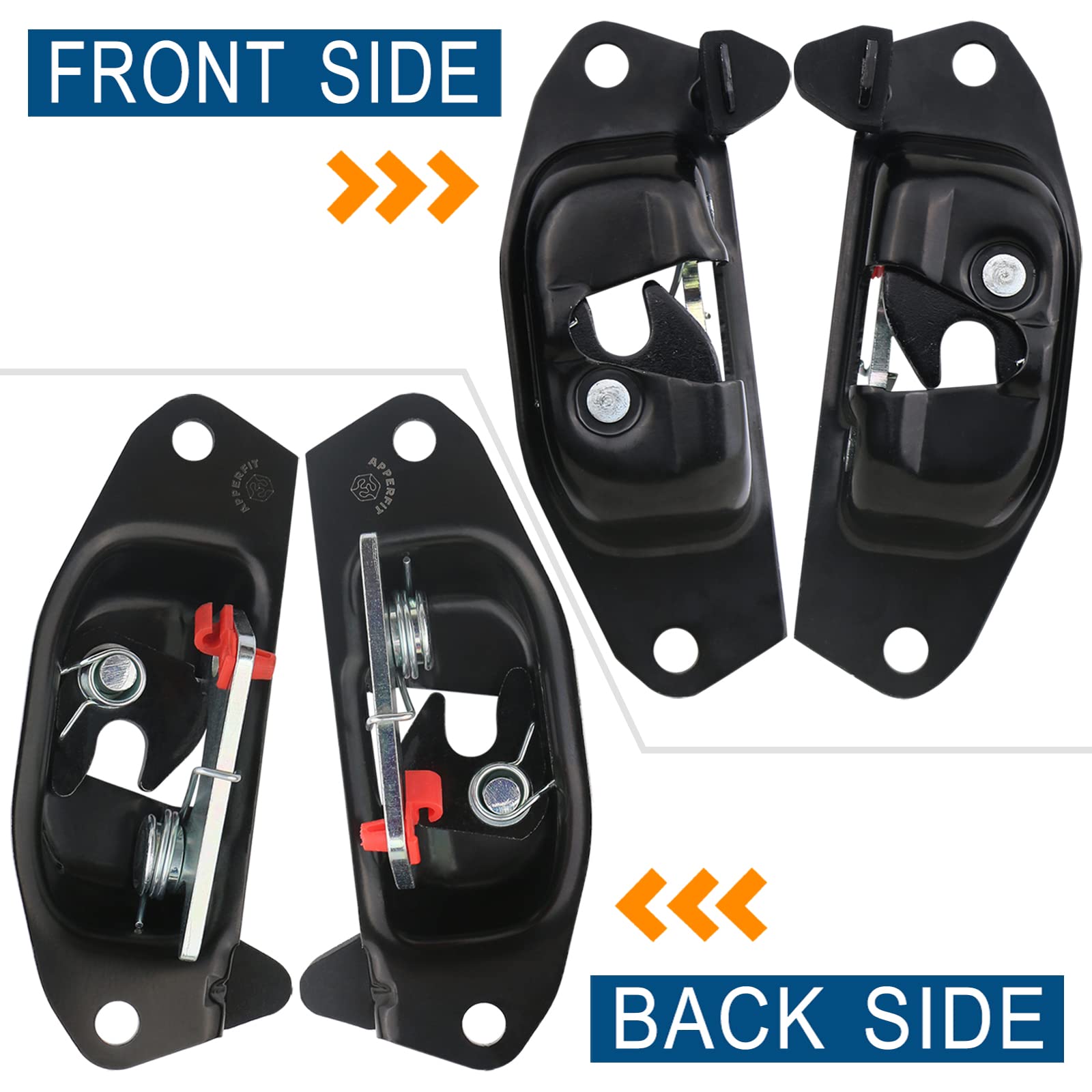 Installation-ready APPERFiT tailgate latch with bolts for easy repair