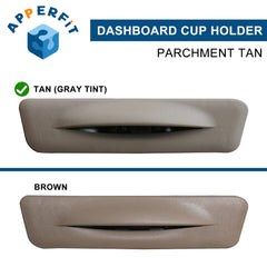 APPERFiT dash insert showing two-size cup holders for versatile use on road trips.