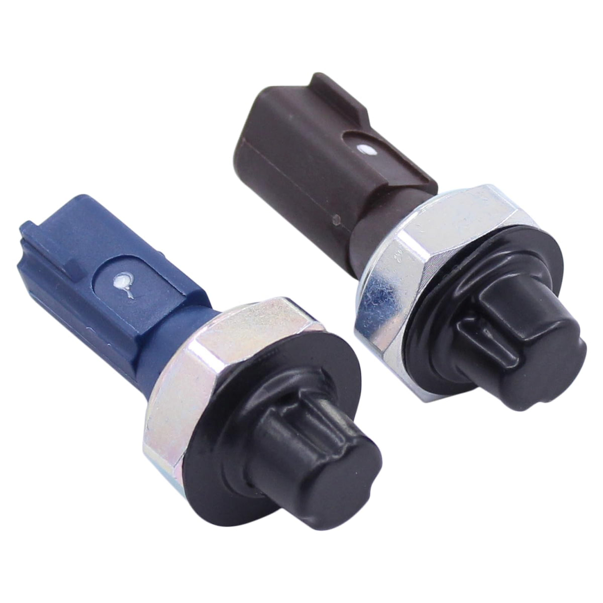 ApplianPar oil pressure sensor sender for Audi A4 with brown and blue connectors, direct-fit replacement.