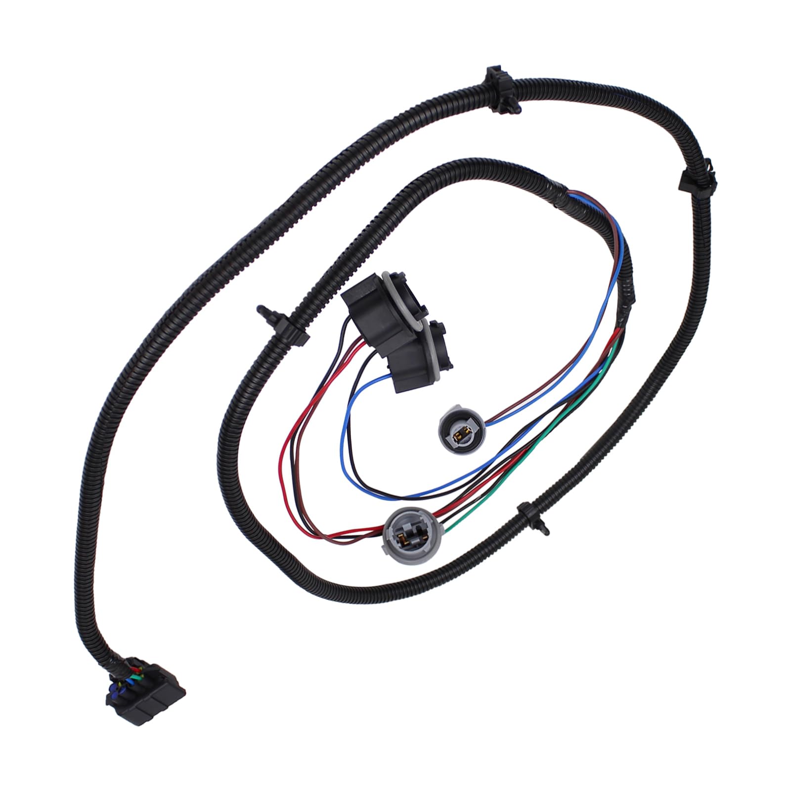 ApplianPar dual-pack tail light wiring harnesses for Silverado on both sides.