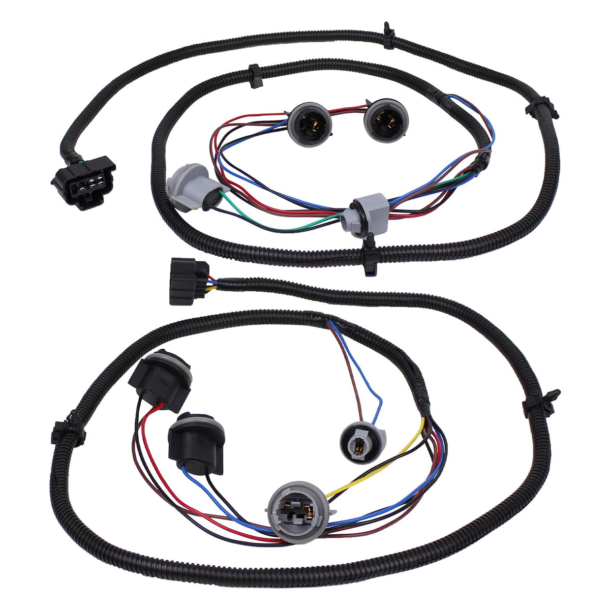ApplianPar rear driver side tail light wiring harness for Silverado, improves electrical connections.