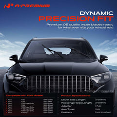 A-Premium APWB092 right blade for Ford trucks, even pressure across glass