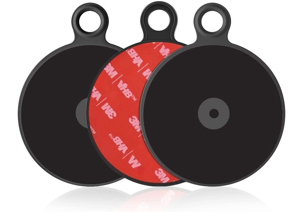 APPS2Car front view of mounting disk showing clean round surface and easy placement benefit