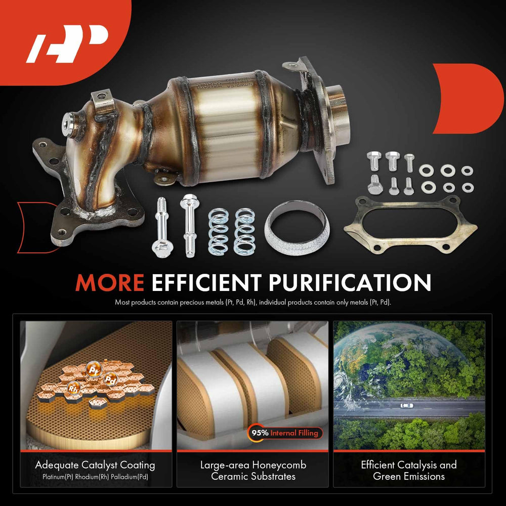 A-Premium 2-bolt welded outlet flange provides reliable exhaust connection