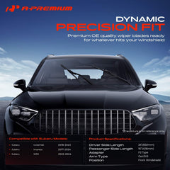 A-Premium 26-16 right Impreza blade for improved coverage