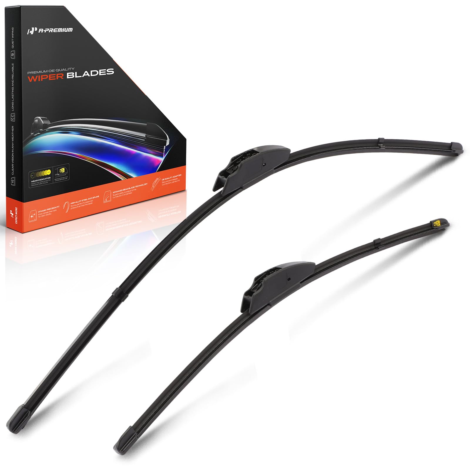 A-Premium 26-inch left wiper blade installed on Genesis G70 improves visibility.
