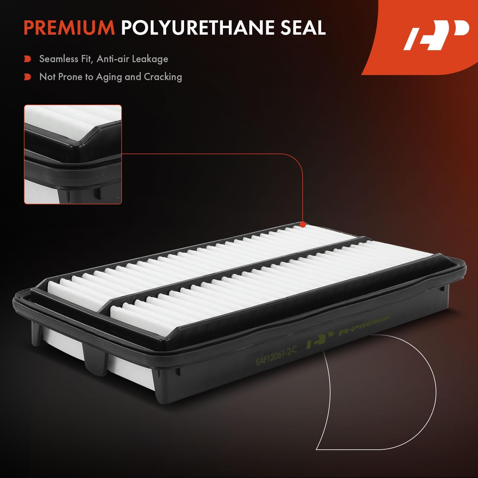 A-Premium 2pc filter set packaging showing complete replacement kit for easy maintenance.