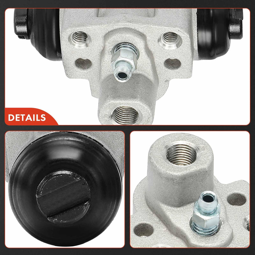 Close-up of A-Premium aluminum brake cylinder emphasizing heat resistance