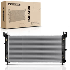A-Premium 34-Inch radiator assembly front view showing durable cooling core