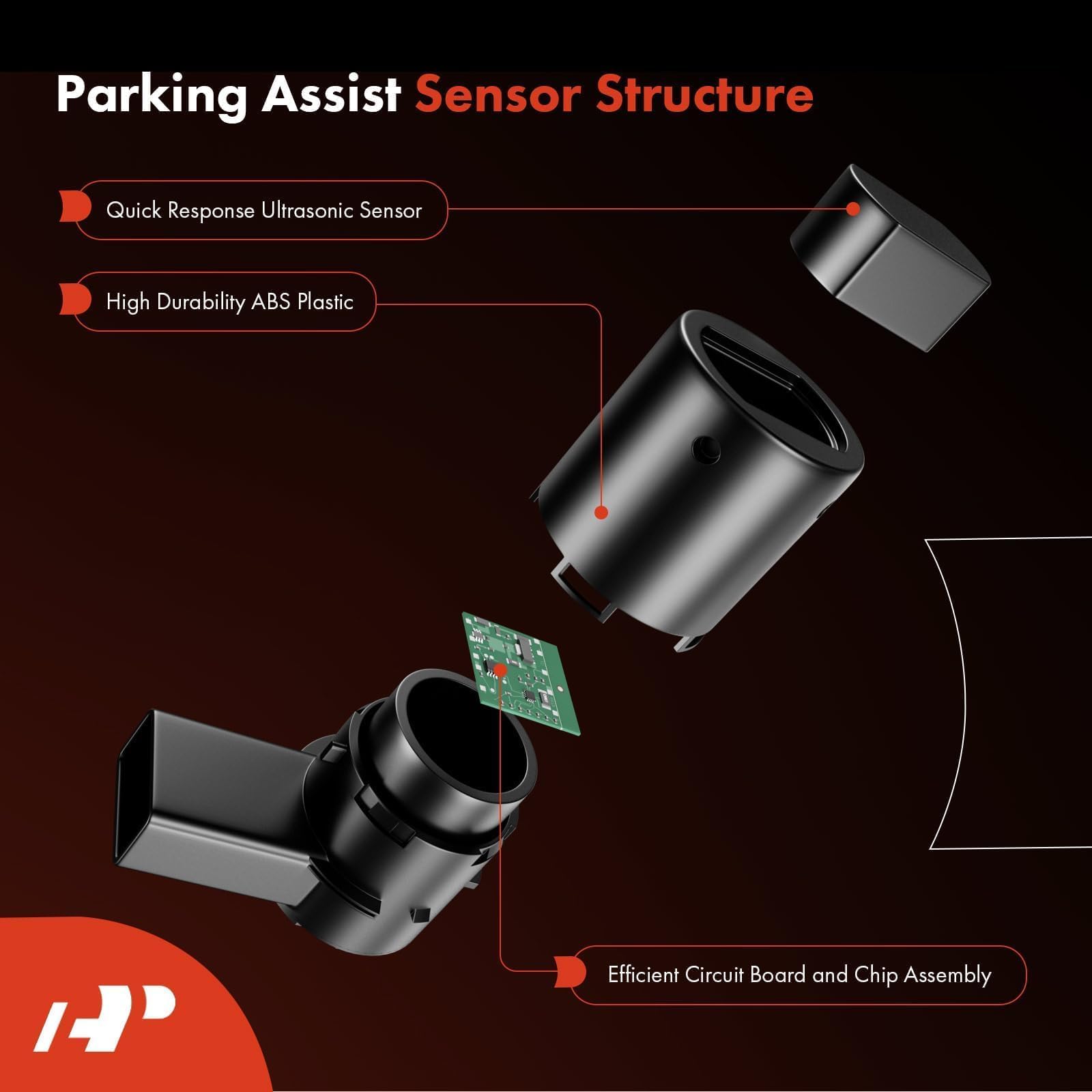A-Premium Wrangler 2018-2023 sensors aid tight-space parking.